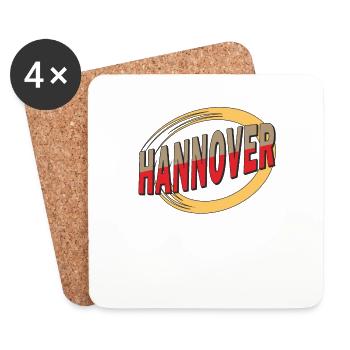 HANNOVER - Untersetzer (4er-Set) - Weiß - Vorne