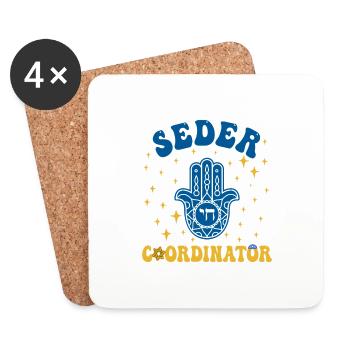 Jewish Family Pesach Seder Coordinator - Untersetzer (4er-Set) - Weiß - Vorne