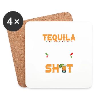 Tequila May Not Be The Answer Cinco De Mayo Party - Coasters (set of 4) - white - Front