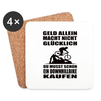 Downhill - Untersetzer (4er-Set) - Weiß - Vorne