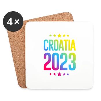 Croatia 2023 - Coasters (set of 4) - white - Front