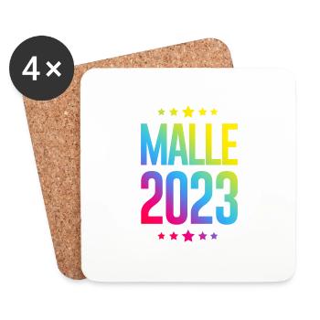 Malle 2023 - Untersetzer (4er-Set) - Weiß - Vorne