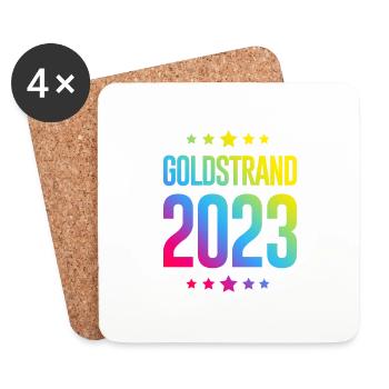 Golden Sands 2023 - Coasters (set of 4) - white - Front