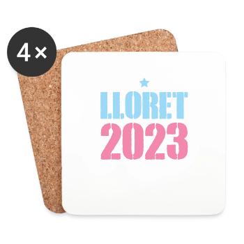 Lloret De Mar 2023 - Untersetzer (4er-Set) - Weiß - Vorne