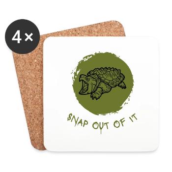 Snap out of it.. - Coasters (set of 4) - white - Front