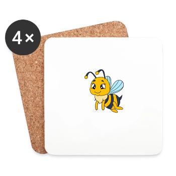 If You Want Me To Listen Just Talk About Bees - Untersetzer (4er-Set) - Weiß - Vorne