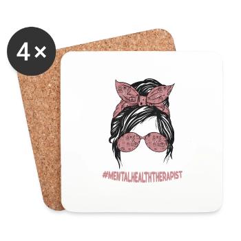 Metal Health Le violeur - Dessous de verre (lot de 4) - blanc - Devant