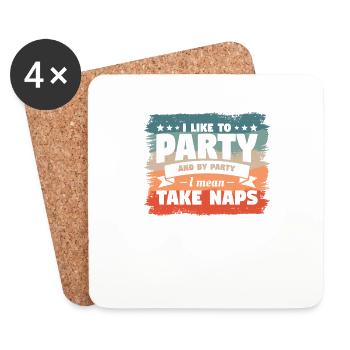 I'm The Crazy Rehab Nurse They Warned You About RN - Coasters (set of 4) - white - Front