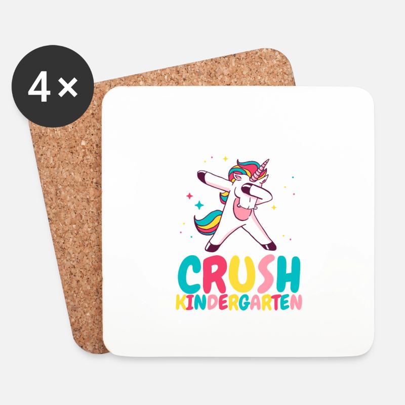 Ich bin bereit, den Kindergarten zu zerstören Lust - Untersetzer (4er-Set) - Weiß