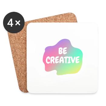 Be Creative - Untersetzer (4er-Set) - Weiß - Vorne