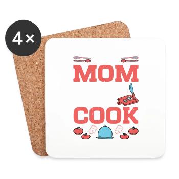This Mom Is The Best Cook 2 - Coasters (set of 4) - white - Front