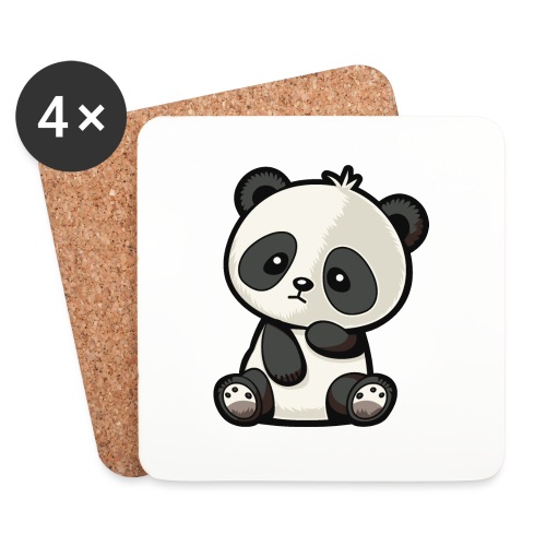 Panda - Untersetzer (4er-Set)
