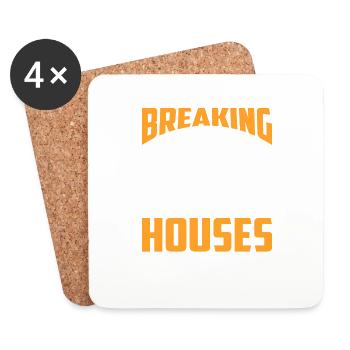 Breaking Into Houses Is My Job Lockpicker Locksmit - Untersetzer (4er-Set) - Weiß - Vorne