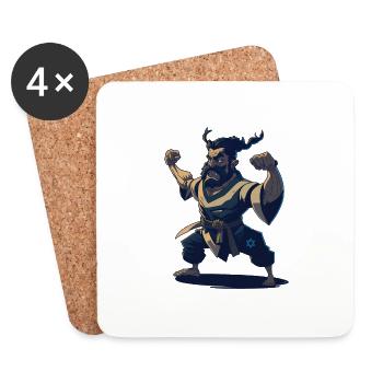 Jew Jitsu Hilarious Jiu Jitsu Pun Martial Arts - Untersetzer (4er-Set) - Weiß - Vorne