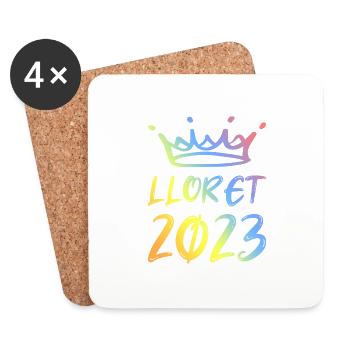 Lloret De Mar 2023 - Untersetzer (4er-Set) - Weiß - Vorne