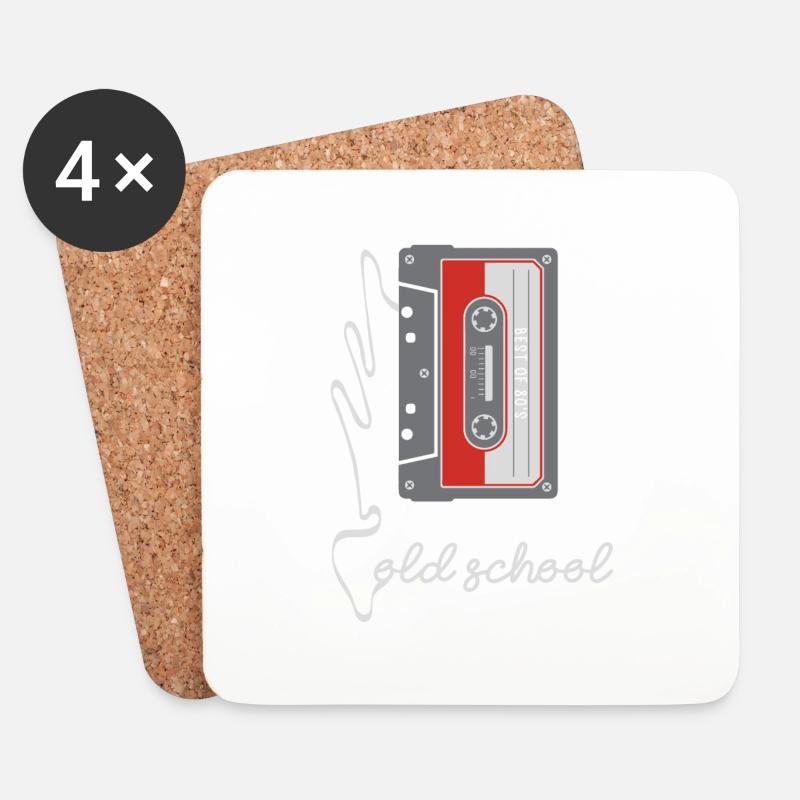 Like my mixtape - Coasters (set of 4) - white
