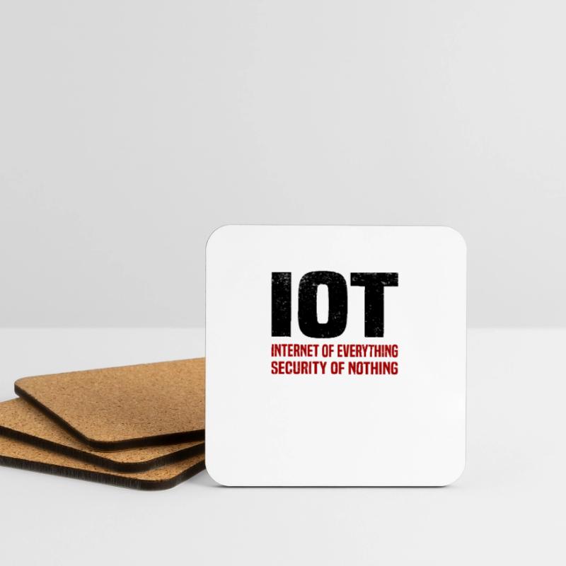 Internet Des Objets IOT Programmeur Admin IT Dessous de verre (lot de 4)