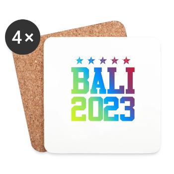 Bali 2023 - Untersetzer (4er-Set) - Weiß - Vorne