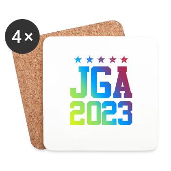 Jga 2023 Junggesellenabschied - Untersetzer (4er-Set) - Weiß - Vorne