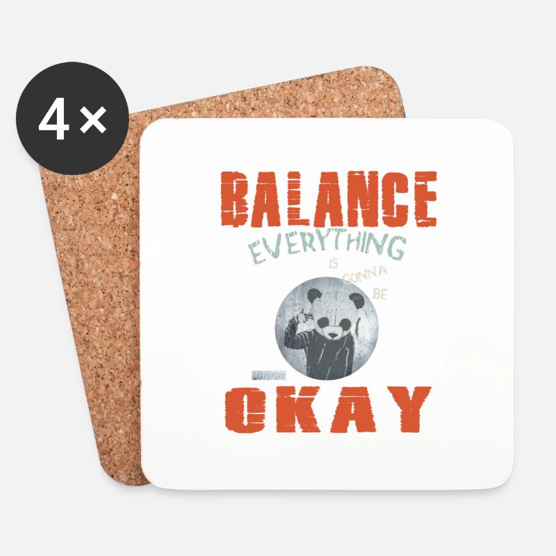 Okay - Untersetzer (4er-Set) - Weiß