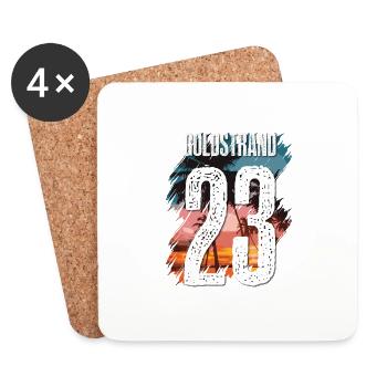 Golden Sands 23 Jersey 2023 - Coasters (set of 4) - white - Front