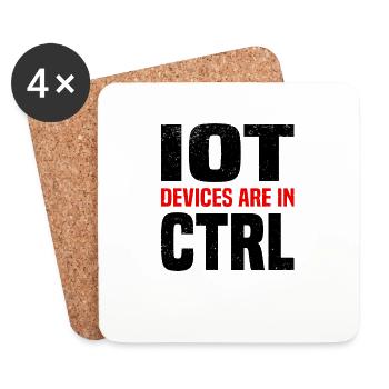 Internet Of Things IOT Programmer Admin IT - Coasters (set of 4) - white - Front