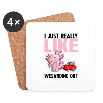 Car painter offer for coachbuilders - Coasters (set of 4) - white - Front