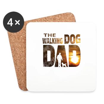 Accessoires pour chiens Caniche Propriétaires de chiens - Dessous de verre (lot de 4) - blanc - Devant