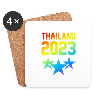 Thailand 2023 - Coasters (set of 4) - white - Front