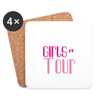Berlin Girls Tour - Dessous de verre (lot de 4) - blanc - Devant