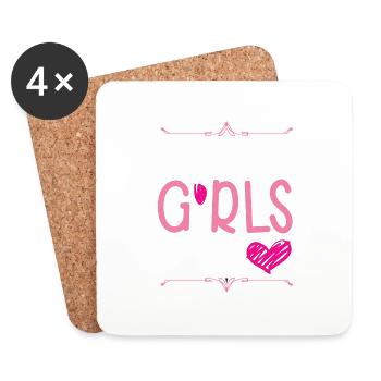 Après-Ski Girls Tour - Dessous de verre (lot de 4) - blanc - Devant
