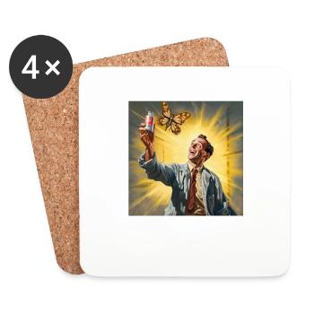 Mean Miothfucker - Coasters (set of 4) - white - Front
