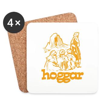 hoggar! - Dessous de verre (lot de 4) - blanc - Devant