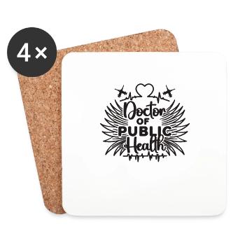 Doctor Of Public Epidemiologist Healthcare Worker - Coasters (set of 4) - white - Front