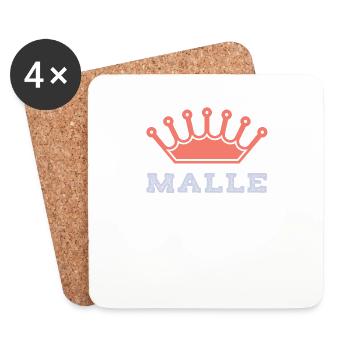Maillot Malle 23 2023 - Dessous de verre (lot de 4) - blanc - Devant