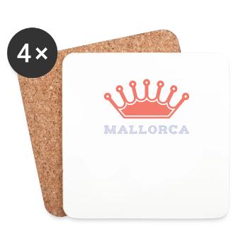 Mallorca 23 Trikot 2023 - Untersetzer (4er-Set) - Weiß - Vorne