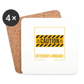Mechanic Warning Flying Tools Offensive - Coasters (set of 4) - white - Front