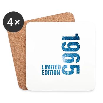 18 JAHRE 18. GEBURTSTAG LIMITED EDITION 1965 - Untersetzer (4er-Set) - Weiß - Vorne