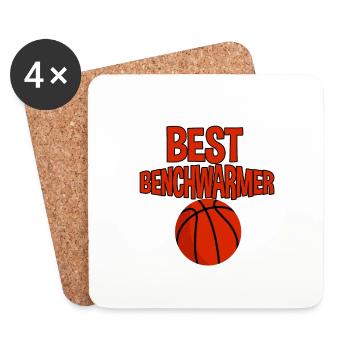 Meilleur Benchwarmer 2 - Dessous de verre (lot de 4) - blanc - Devant