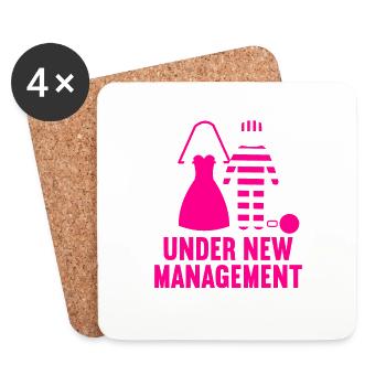 Bachelor party rumbling bachelor party - Coasters (set of 4) - white - Front