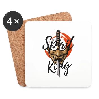 The spirit king - Coasters (set of 4) - white - Front