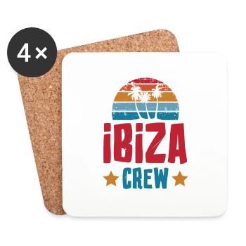 Ibiza Équipage - Dessous de verre (lot de 4) - blanc - Devant