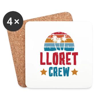 Lloret De Mar Crew - Untersetzer (4er-Set) - Weiß - Vorne