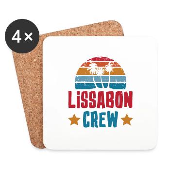 Lisbon Crew - Coasters (set of 4) - white - Front