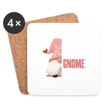 I might have a gnome problem - Coasters (set of 4) - white - Front