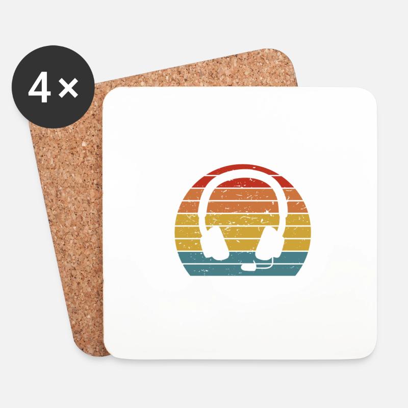 I make noobs rage quit - Coasters (set of 4) - white