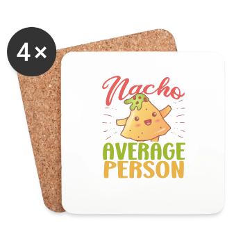 Nacho Salsa Dip Mexikanisch Mexiko Latino - Untersetzer (4er-Set) - Weiß - Vorne