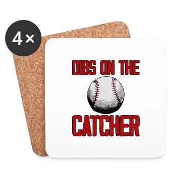 Dibs On The Catcher 3 - Dessous de verre (lot de 4) - blanc - Devant