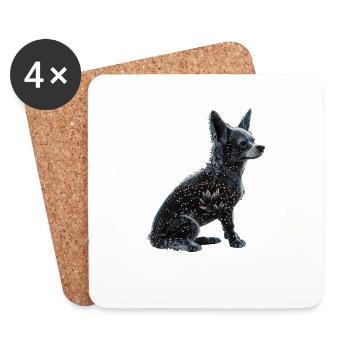 Chihuahua | Puppy Mom Funny Dog Cute Beautiful - Coasters (set of 4) - white - Front