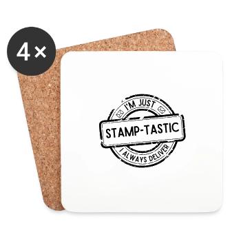 Postman Postman Postman Postman - Coasters (set of 4) - white - Front